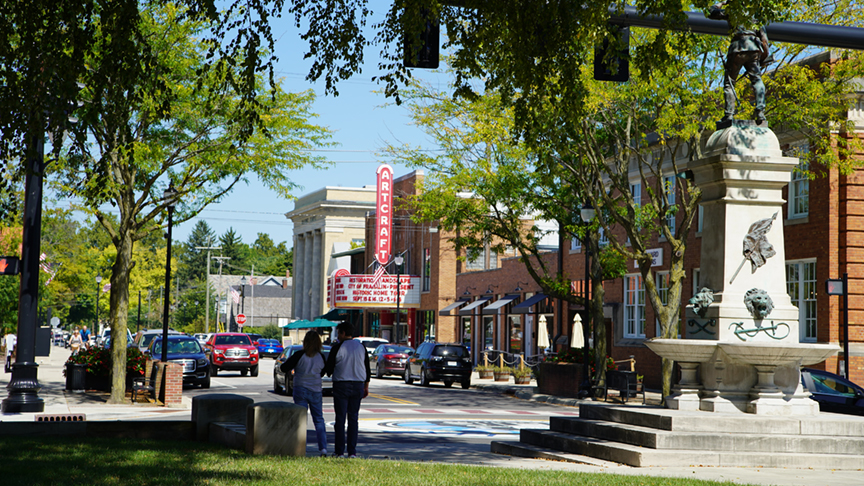 Historic college town homes in Franklin, Indiana - Vibrant downtown and community spirit